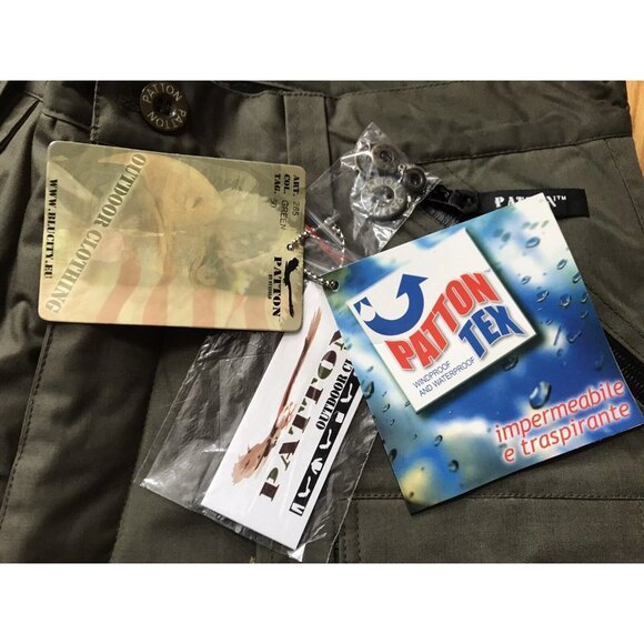 Patton by Stravolo ART 285 Waterproof & Windproof Pants EURO Size 50 NEW! - Picture 7 of 9